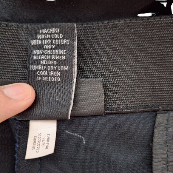 Lane Bryant Lena Curvy Fit Ankle Dress Pants Black Size 26 - Picture 5 of 5